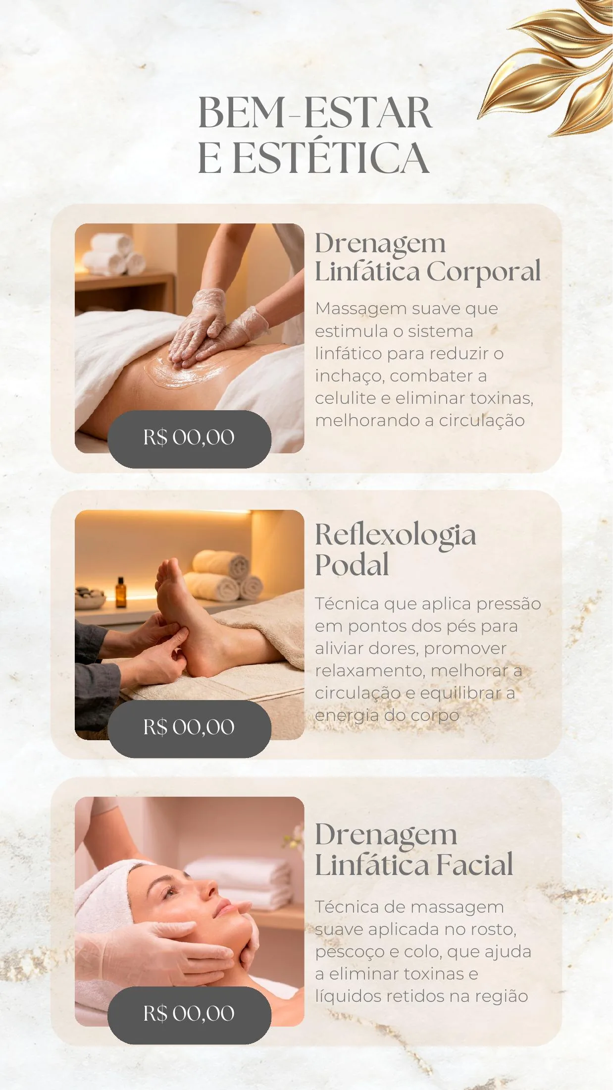 Página 5 do catálogo de massoterapia